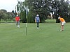 2019-04-28 Golf Club Parco de Medici, hål 5, Håkan Falk, Christer Älenmark, Jan Englund